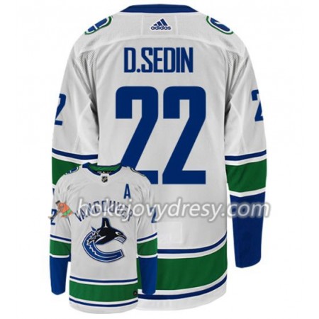 Pánské Hokejový Dres Vancouver Canucks DANIEL SEDIN 22 Adidas Bílá Authentic